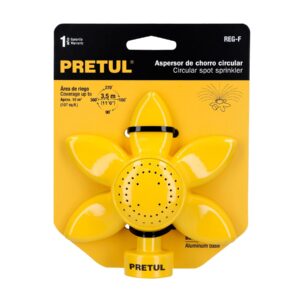 Truper Hose Sprinkler Stationary Alloy Flower Shape