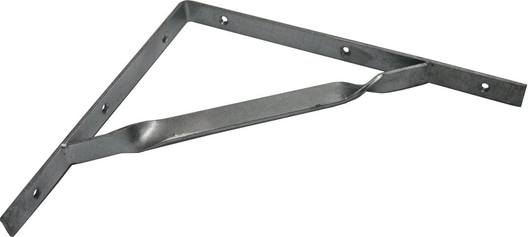 Xcel Shelf Bracket Heavy Duty With Stay - Z.P. 400x350mm 1 Xcel Shelf Bracket Heavy Duty With Stay - Z.P. 400x350mm