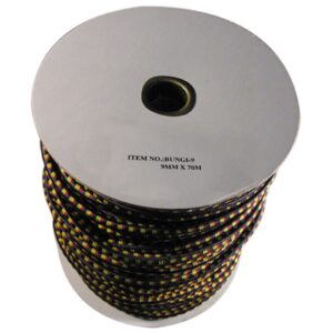 Worldwide Bungi Cord 9mm x 70metre (Black Only)