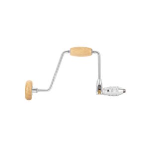 Truper Carpenters Brace Wood Handle/NP 12"