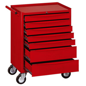 Teng 26in Classic Cabinet 7 Drawers - Red