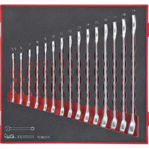 Teng 15pc Comb Spanner Set 5.5-19mm - TED-Tray
