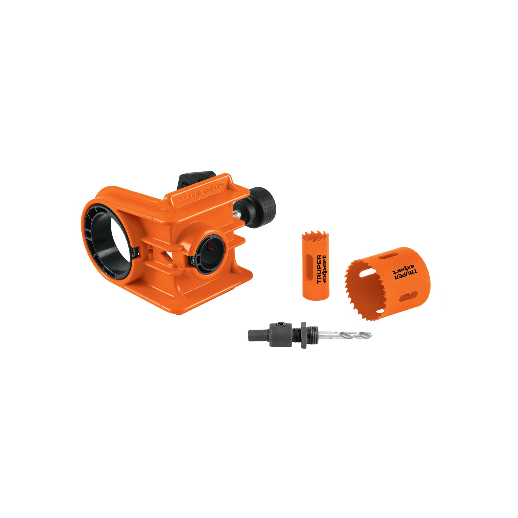Truper Hole Saw Set Lock Installation Kit with Template - 1 Truper Hole Saw Set Lock Installation Kit with Template -