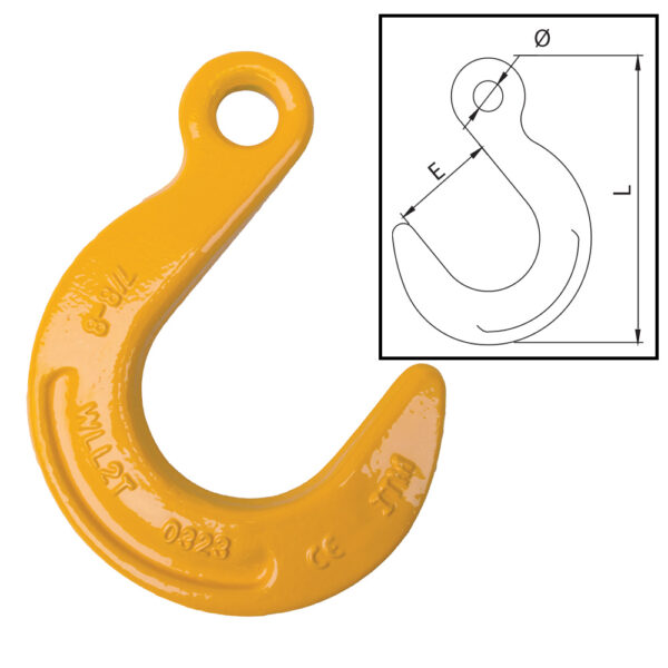 ITM G80 Eye Foundry Hook-10mm Chain – WR Twigg Hawke's Bay