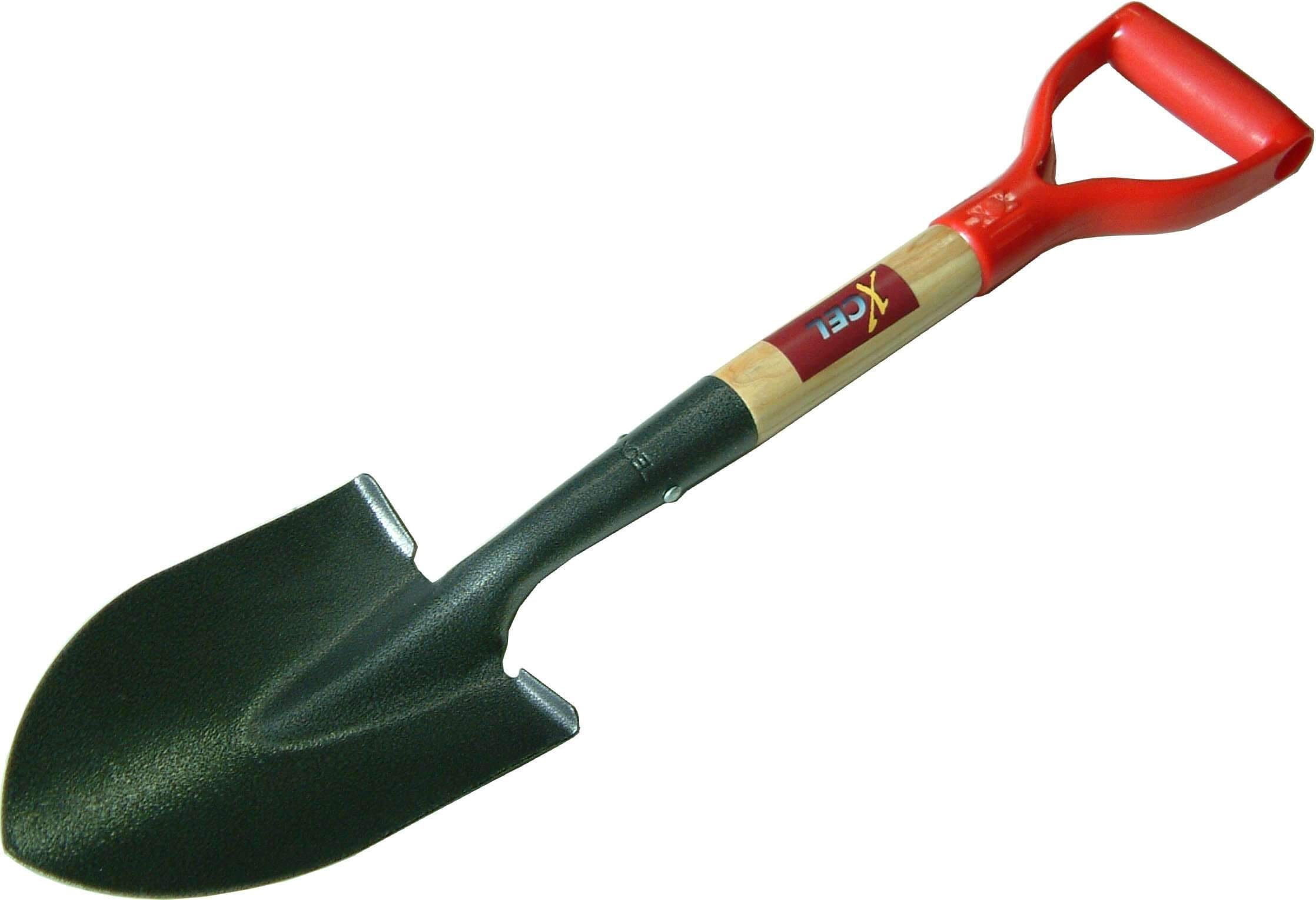 Xcel Trunk Buddy Shovel - Round Mouth Wood Handle 1 Xcel Trunk Buddy Shovel - Round Mouth Wood Handle