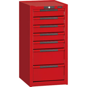 Teng Pro35 15in Side Cabinet 7 Drawers Red