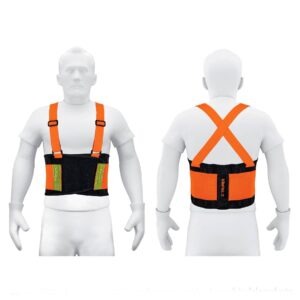 Truper Support Belt Extra Large with High Visibility Tape 44-48"