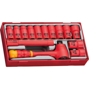 Teng 14pc Insulated 3/8in Dr. Socket Set - TC-Tray