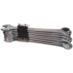8pc Metric Jumbo Ring and Open End Spanner Set
