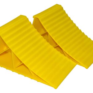 Xcel Wheel Chocks - Heavy Duty Plastic 220mm 2-pce