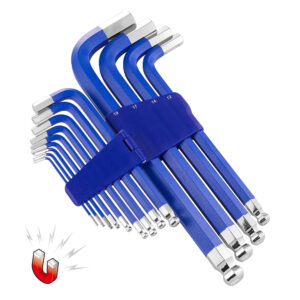 13pc Jumbo Long Magnetic Metric Hex Key Wrench Set