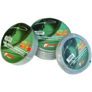 Faco Plast Wire Rope - Galvanised 10m 1200kg BS 6mm
