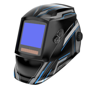 Weldsafe Welding Helmet Titanium Blue Volt