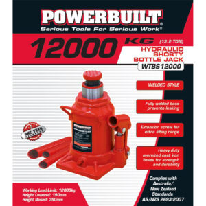 13.2 Ton / 12000kg Shorty Bottle Jack
