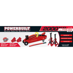 2.2 Ton / 2000kg Garage Jack & Jack Stands Combo