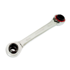 4-in-1 Metric Reversible Gear Spanner: 8mm x 10mm